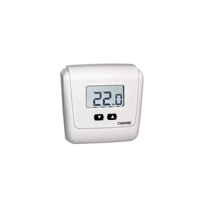 TERMOSTATO ELETTRONICO DA PARETE ET05 Bianco