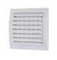 GRIGLIA DI AERAZIONE QUADRATE CON FLUSSO REGOLABILE cm 19x19