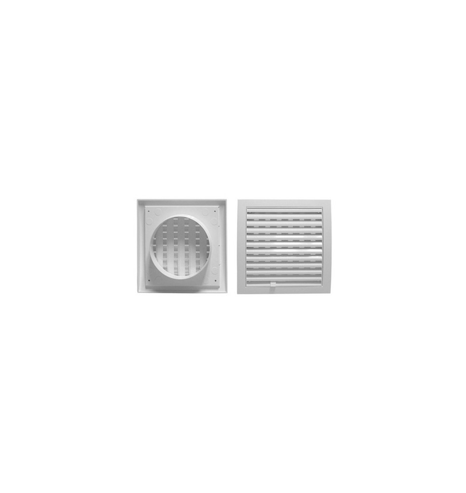 GRIGLIA DI AERAZIONE QUADRATE CON IMBOCCO TONDO Diam.150