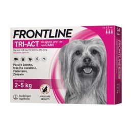 FRONTLINE TRI-ACT CANI 2- 5 KG 3 PIPETTE