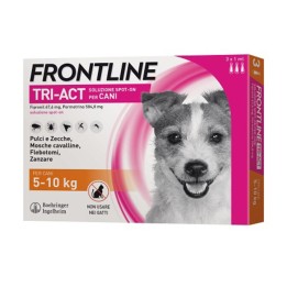 FRONTLINE TRI-ACT CANI 5-10 KG 3 PIPETTE