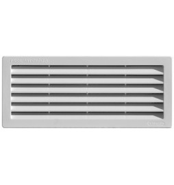 GRIGLIA DA INCASSO CON RETE L. 254 X H. 108 MM Bianco
