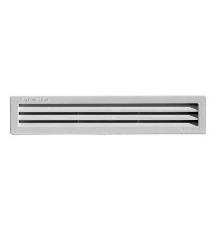 GRIGLIA DA INCASSO CON RETE L. 305 X H. 60 MM Bianco