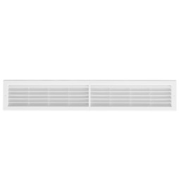 GRIGLIA DA INCASSO CON RETE L. 706 X H. 130 MM Bianco