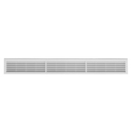 GRIGLIA DA INCASSO CON RETE L. 1042 X H. 130 MM Bianco
