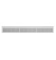 GRIGLIA DA INCASSO CON RETE L. 1042 X H. 130 MM Bianco