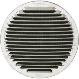 GRIGLIA TONDA IN METALLO CON MOLLE E RETE D.160-200 MM Inox