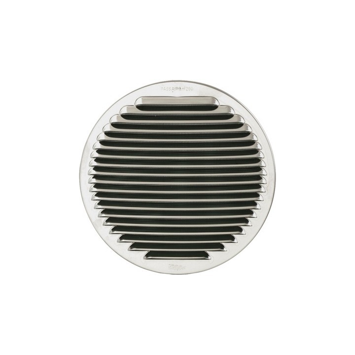 GRIGLIA TONDA IN METALLO CON MOLLE E RETE D.160-200 MM Inox