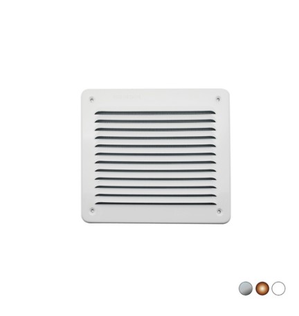 GRIGLIA IN METALLO DA SOVRAPPORRE CON RETE L. 193 X H. 165 MM Inox