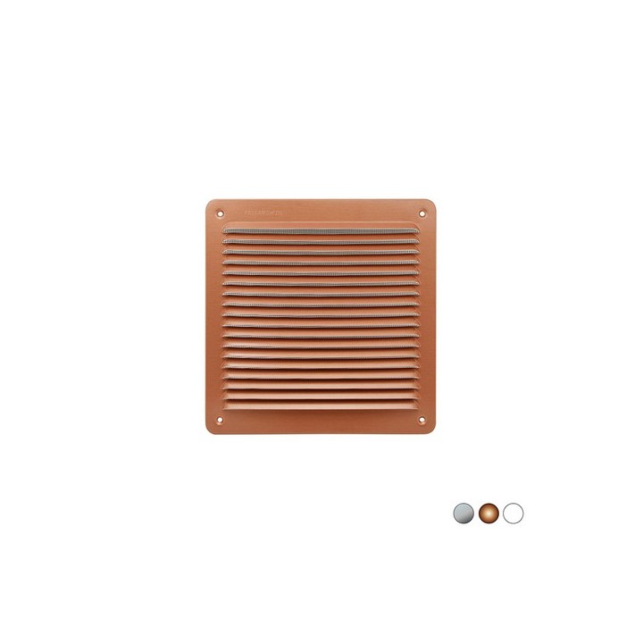 GRIGLIA DA SOVRAPPORRE IN METALLO CON RETE L. 228 X H. 228 MM Alluminio Bianco