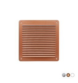 GRIGLIA DA SOVRAPPORRE IN METALLO CON RETE L. 228 X H. 228 MM Inox
