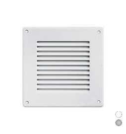 GRIGLIA IN METALLO DA SOVRAPPORRE CON RETE L. 140 X H. 140 MM Bianco