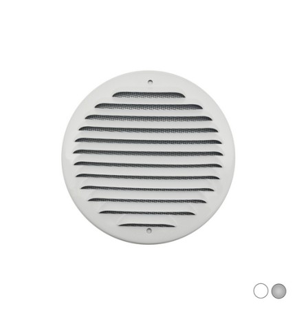 GRIGLIA TONDA DA SOVRAPPORRE IN METALLO CON RETE D. 175 MM Inox