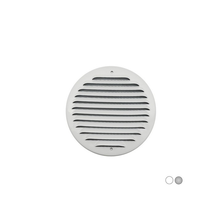 GRIGLIA TONDA DA SOVRAPPORRE IN METALLO CON RETE D. 175 MM Inox