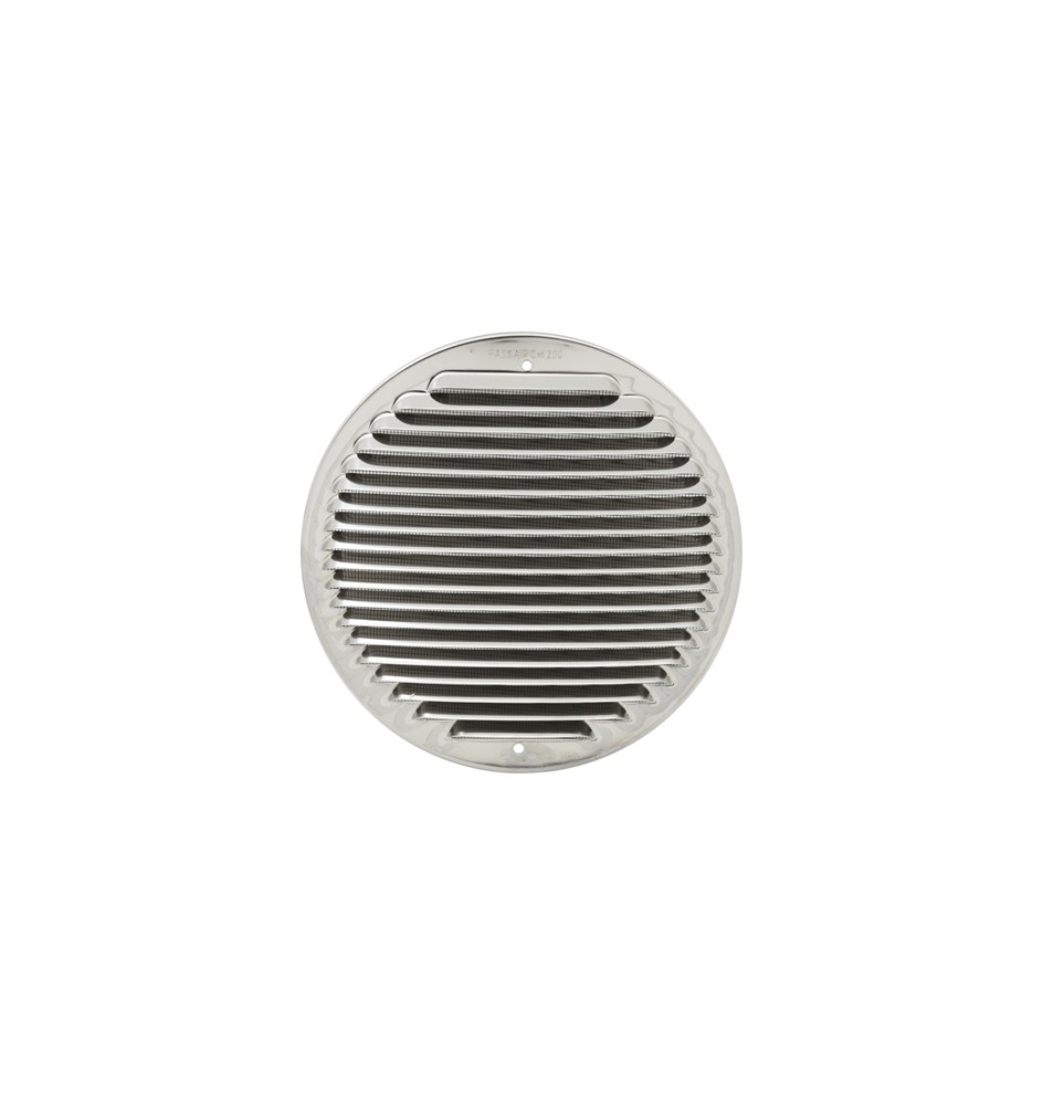 GRIGLIA TONDA DA SOVRAPPORRE IN METALLO CON RETE D.230 MM Inox
