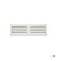 GRIGLIA DA SOVRAPPORRE IN METALLO CON RETE L. 200 X H. 60 MM Allluminio Argento