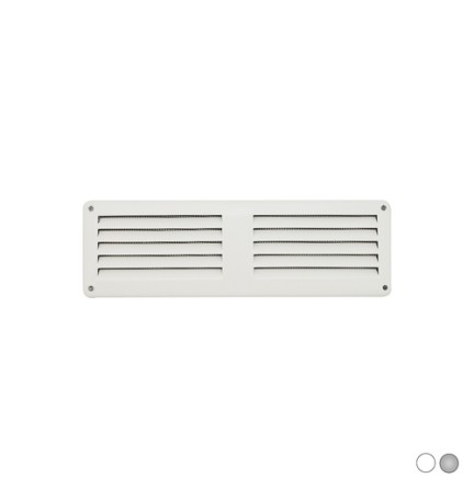 GRIGLIA DA SOVRAPPORRE IN METALLO CON RETE L. 200 X H. 60 MM Bianco