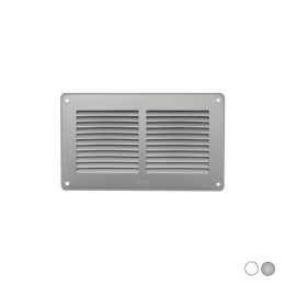 GRIGLIA DA SOVRAPPORRE IN METALLO CON RETE L.240 X H. 140 MM Alluminio Argento