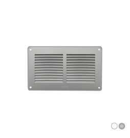 GRIGLIA DA SOVRAPPORRE IN METALLO CON RETE L.240 X H. 140 MM Alluminio Argento