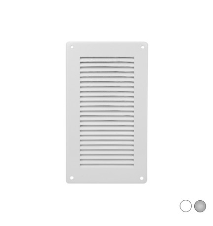 GRIGLIA DA SOVRAPPORRE IN METALLO CON RETE L. 140 X H. 240 MM Bianco