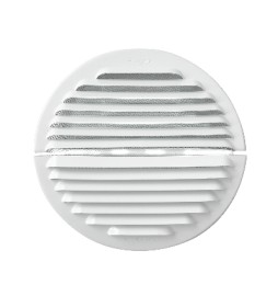 GRIGLIA TONDA DENTRO-FUORI Alluminio Bianco Diam. 175