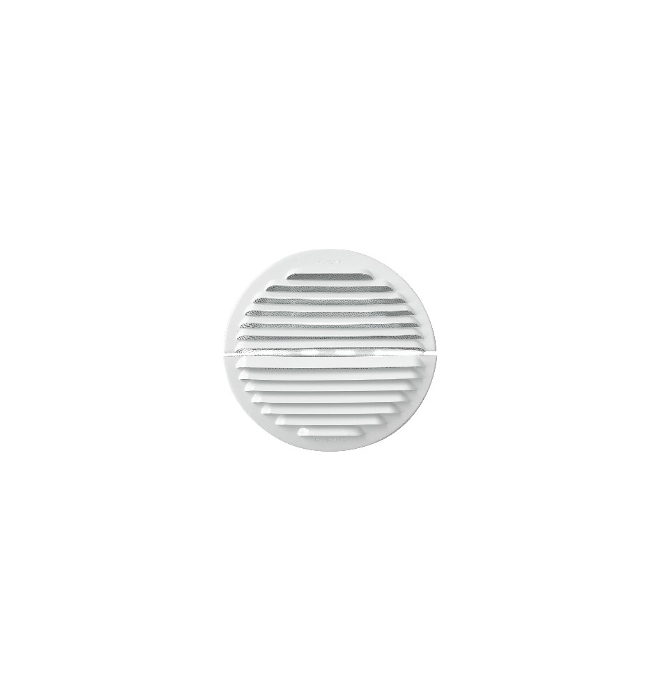 GRIGLIA TONDA DENTRO-FUORI Alluminio Bianco Diam. 175