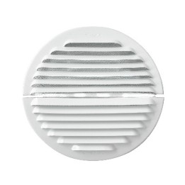 GRIGLIA TONDA DENTRO-FUORI Alluminio Bianco Diam. 230
