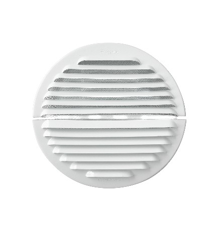 GRIGLIA TONDA DENTRO-FUORI Alluminio Bianco Diam. 230