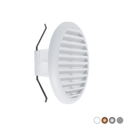GRIGLIA TONDA IN MATERIALE TERMOPLASTICO CON MOLLE RECLINABILI A 90° Grigio Imb. 80-125 - D. 145