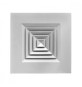 DIFFUSORE MULTIDIREZIONALE mm 225 x 225