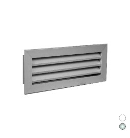 GRIGLIA DI RIPRESA AD ALETTE FISSE All. anodizzato mm 400 x 300