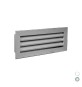 GRIGLIA DI RIPRESA AD ALETTE FISSE All. RAL9016 mm 500 x 300