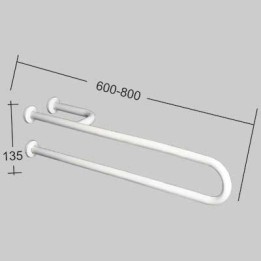 BARRA DI SOSTEGNO CON RINFORZO A DESTRA O A SINISTRA - 60 cm Sx