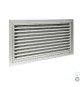 GRIGLIA DI RIPRESA PORTAFILTRO AD ALETTE FISSE All. anodizzato mm 500 x 500