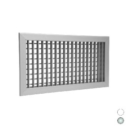 BOCCHETTA DI MANDATA AD ALETTE ORIENTABILI All. anodizzato mm 500 x 150