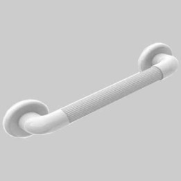 CORRIMANO LINEARE IN PLASTICA BIANCO - cm 45