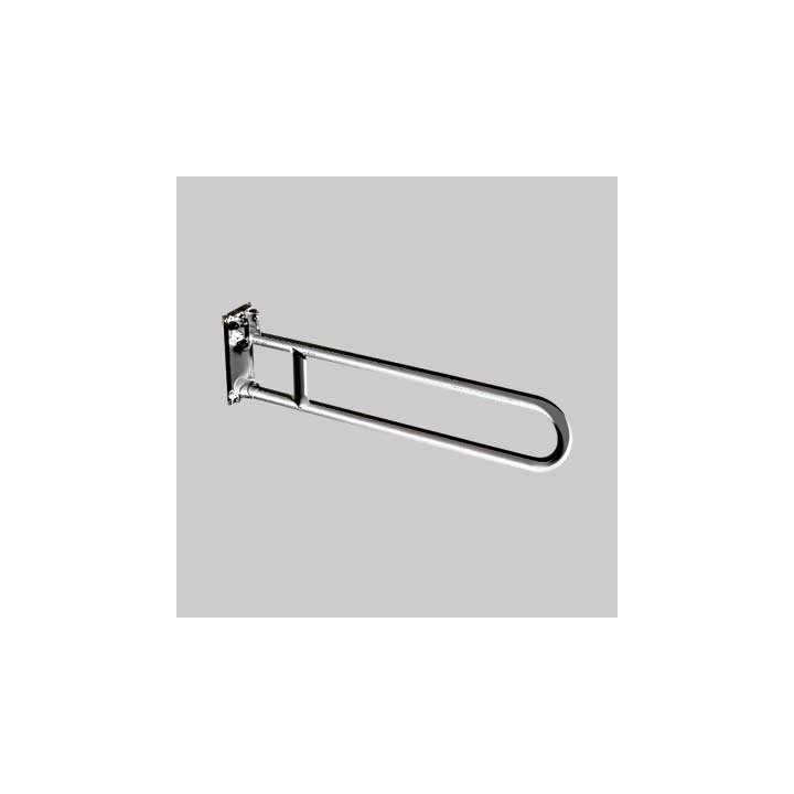 BARRA DI SOSTEGNO RIBALTABILE ACCIAIO INOX SATINATO - cm 80