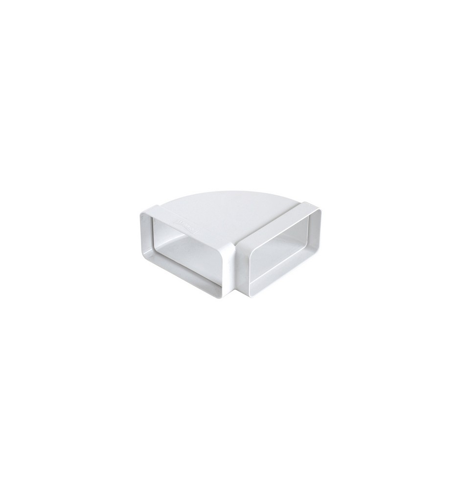 CURVA ORIZZONTALE FF IN ABS PER TUBO RETTANGOLARE mm 220x90
