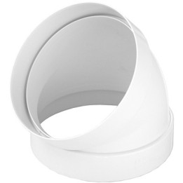 CURVA A 45° FF IN ABS Diam. 100 mm