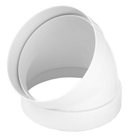 CURVA A 45° FF IN ABS Diam. 100 mm