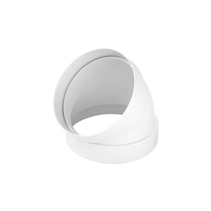 CURVA A 45° FF IN ABS Diam. 100 mm
