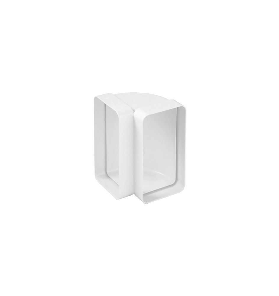 CURVA VERTICALE IN ABS PER TUBO RETTANGOLARE mm 220x90