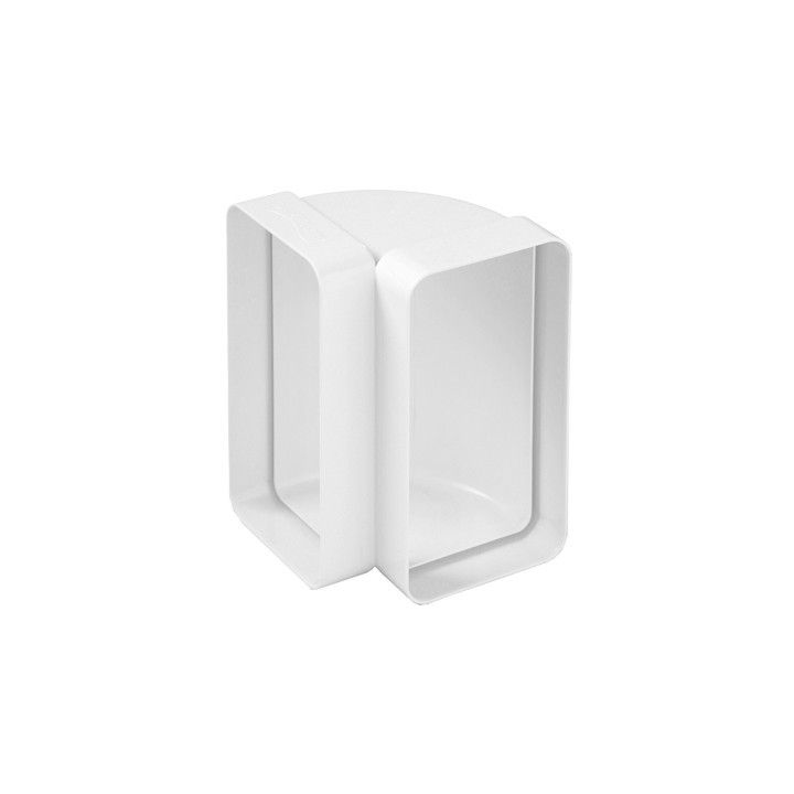 CURVA VERTICALE IN ABS PER TUBO RETTANGOLARE mm 220x90