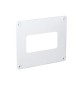 COPRIFORO IN ABS PER TUBI RETTANGOLARI mm 120x60