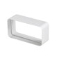 GIUNTO IN ABS PER TUBO DI AERAZIONE RETTANGOLARE mm 220x90