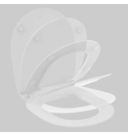 Sedile SLIM per vaso CONNECT - chiusura ammortizzata