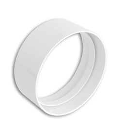 GIUNTO IN ABS PER TUBI DI AERAZIONE TONDI Diam. 125 mm