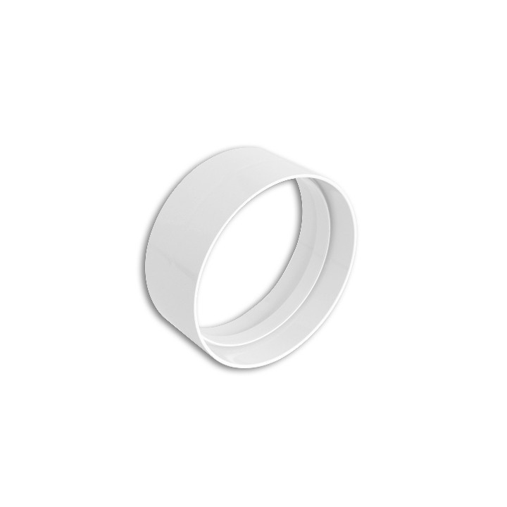 GIUNTO IN ABS PER TUBI DI AERAZIONE TONDI Diam. 125 mm