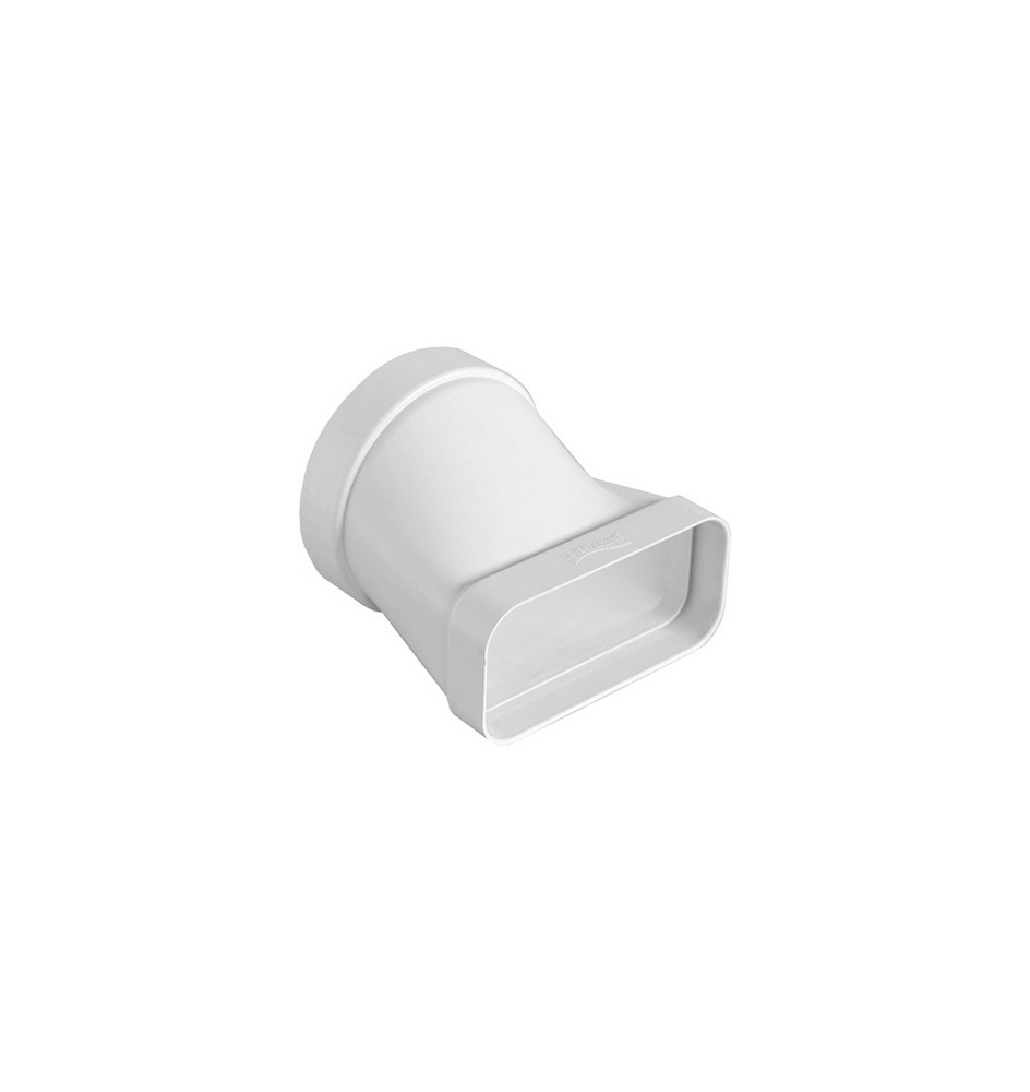 GIUNTO ORIZZONTALE PER PASSAGGIO DA TUBO TONDO A RETTANGOLARE D. 150 / 220x90 mm