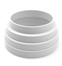 CONO DI RIDUZIONE MF IN ABS 100-125MM PER TUBO NON BICCHIERATO -